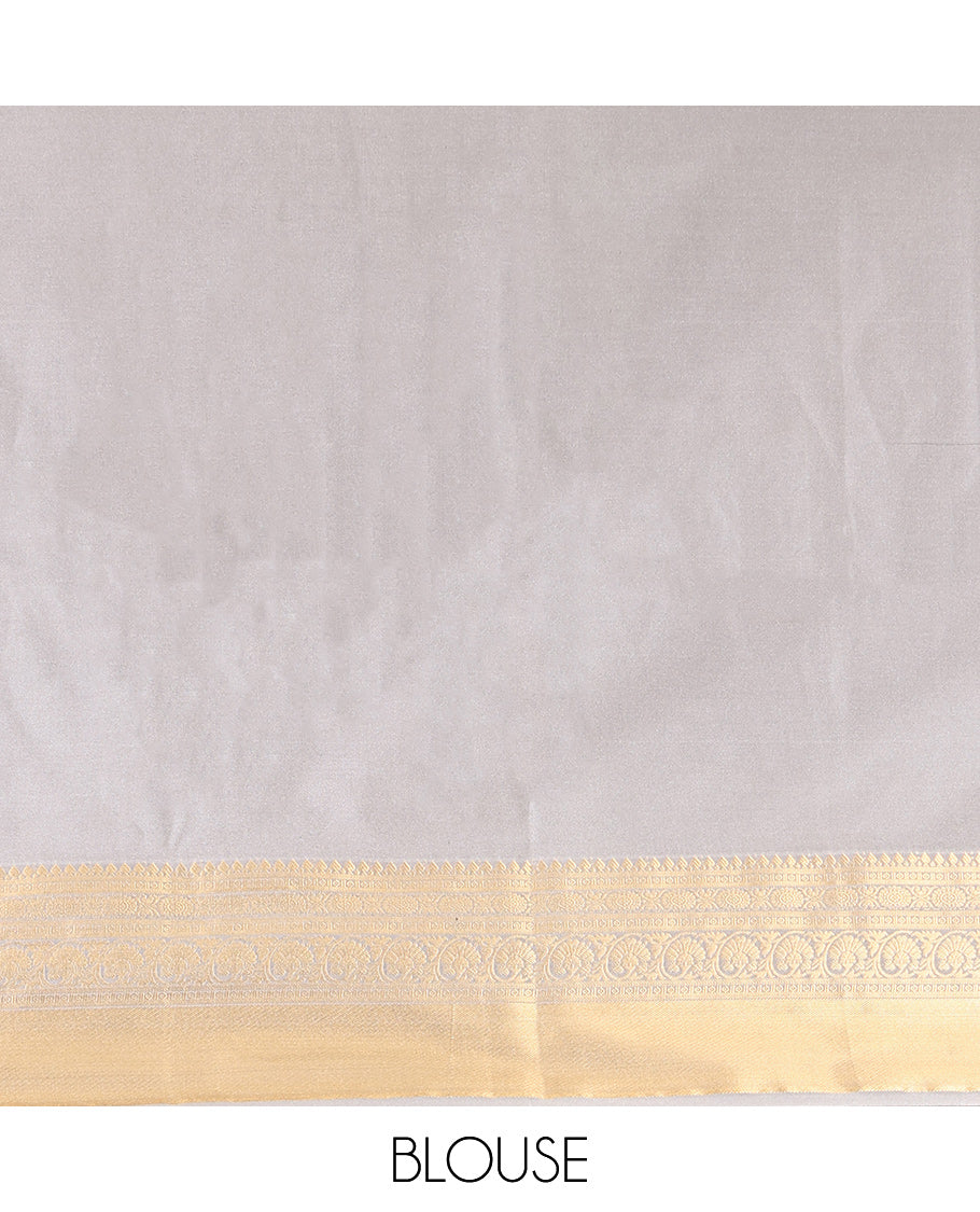 Maroon Traditional Stripes Budget Silk Saree