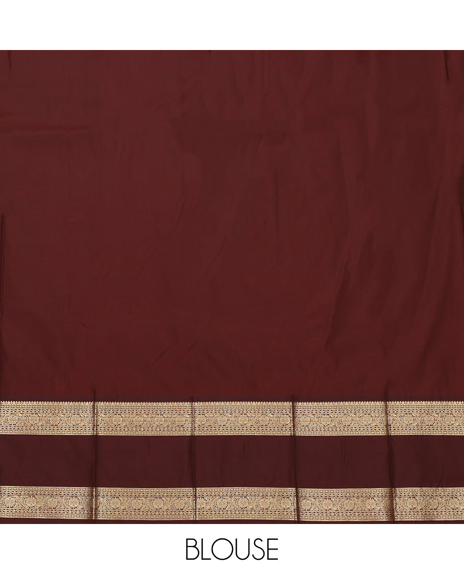 Peach Budget Silk Saree