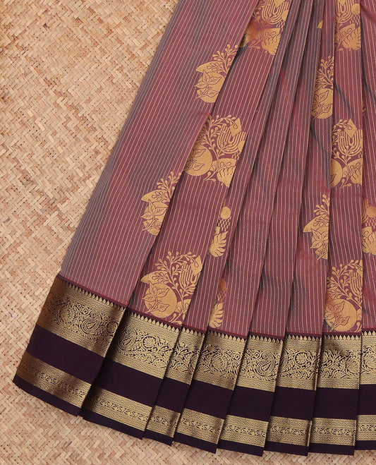 Light Maroon Budget Silk Saree