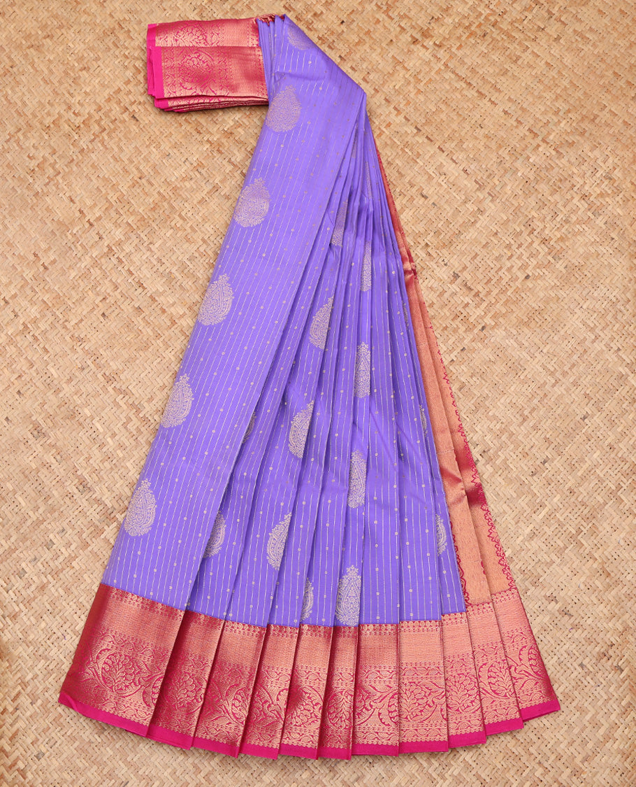 Lavender Budget Silk Saree