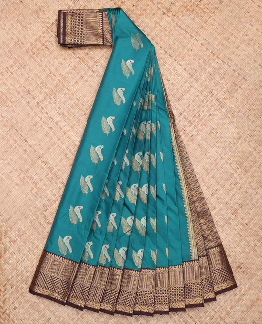 Blue Budget Silk Saree