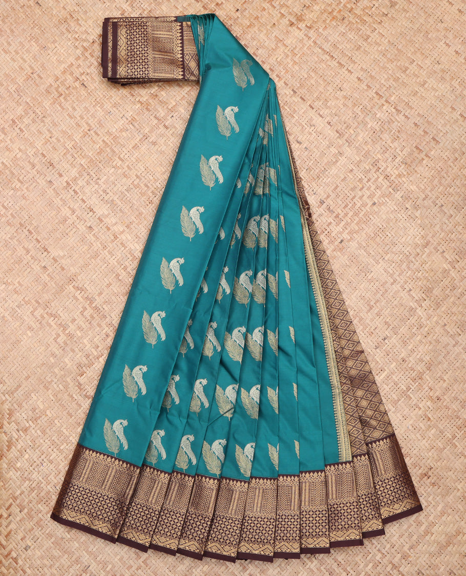 Blue Budget Silk Saree