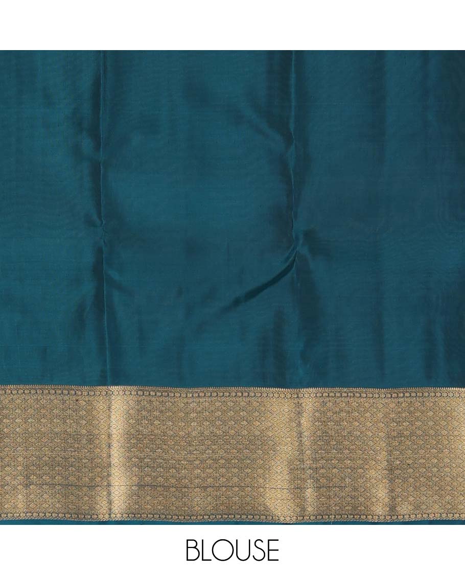 Maroon zari buttas Vasundhara silk mix saree, contrast jaal design border, and zari-rich jaal pallu