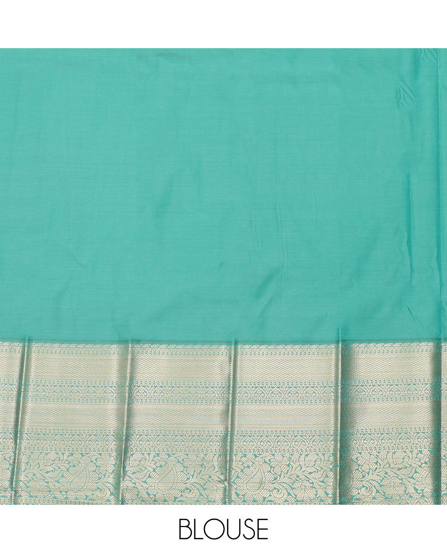 Rose Wood Pink Budget Silk Saree, Embellished with Zari Buttas All Over Its Body, Complemented by a Contrast Traditional Zari Design Border, Grand Pallu, and Paired with a Contrast Blouse