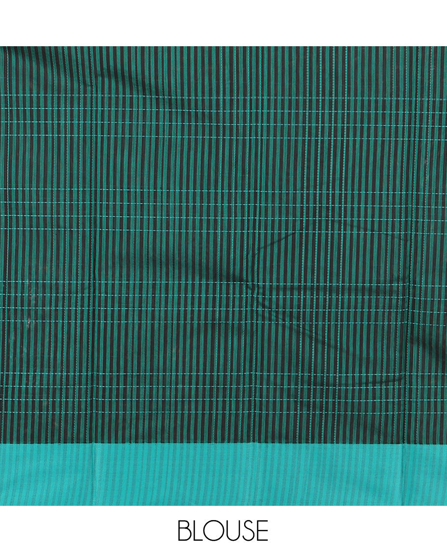 Black Semi-Silk Cotton Saree