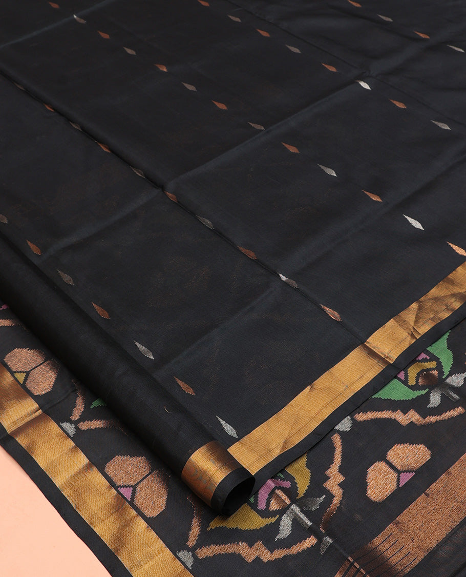 Black Uppada Silk Saree