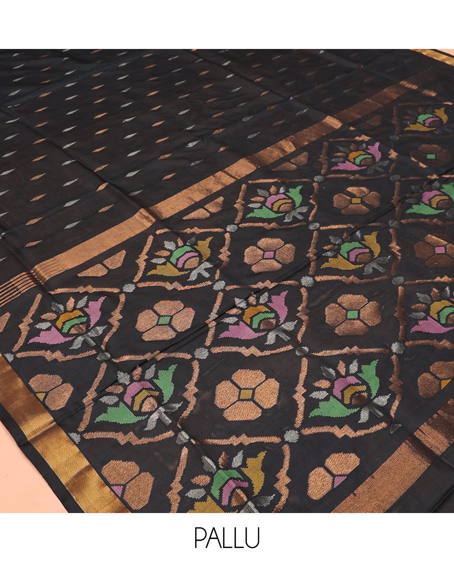Black Uppada Silk Saree