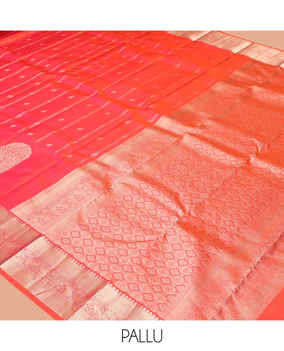 Pink Peach Vasundhara Silk Saree