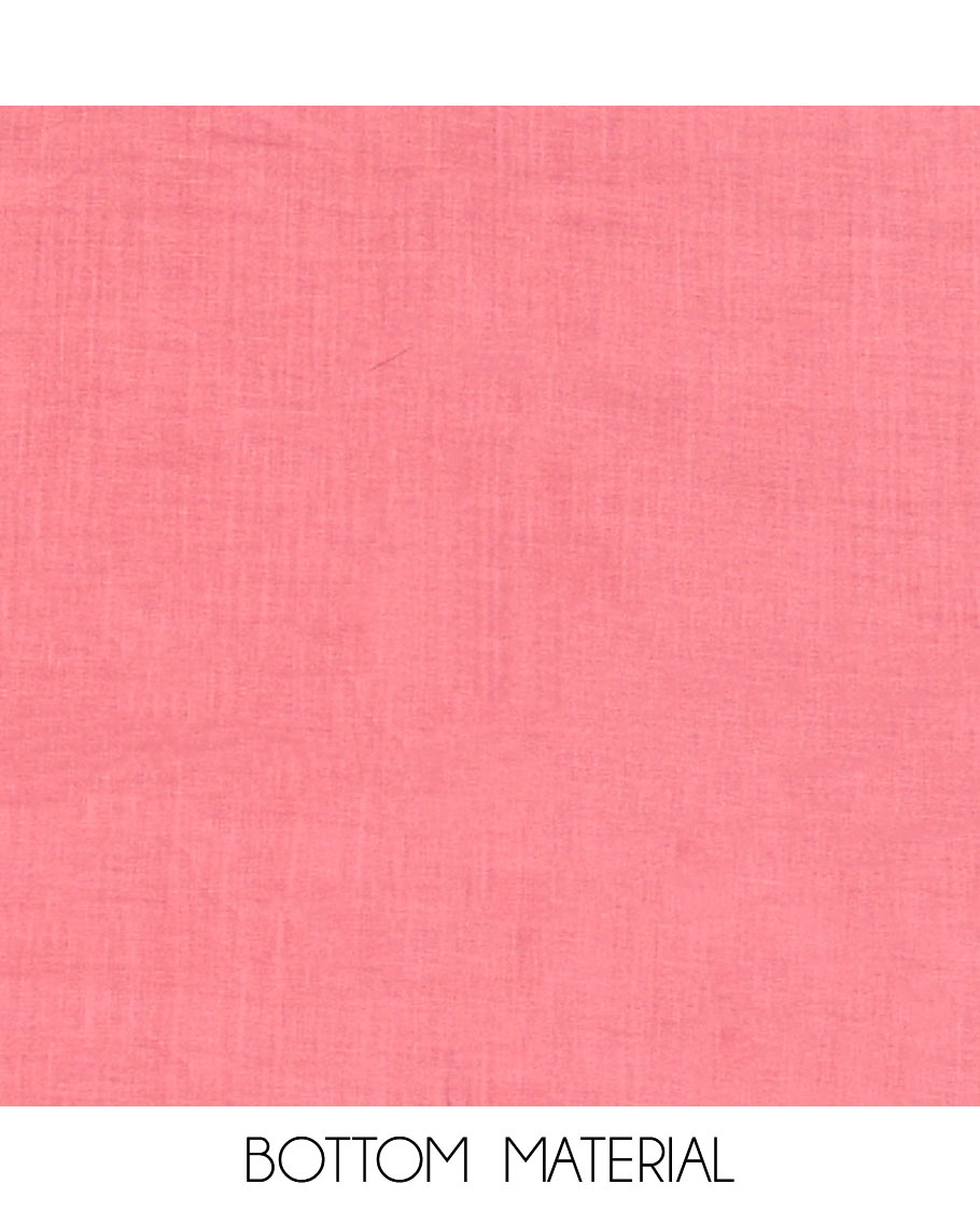Pink Kota Cotton Material Chudidar Set