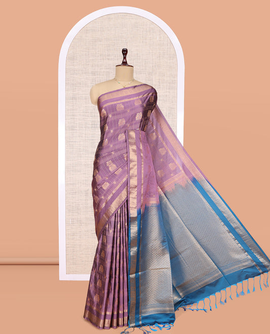 Purple Budget Silk Saree