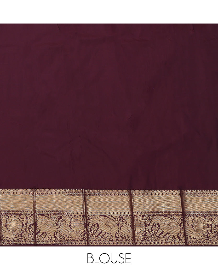 Orange Budget Silk Saree