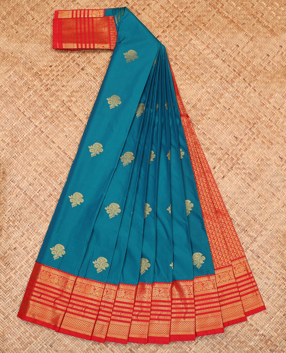 Blue Budget Silk Saree