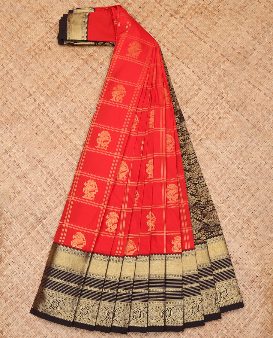 Red Budget Silk Saree