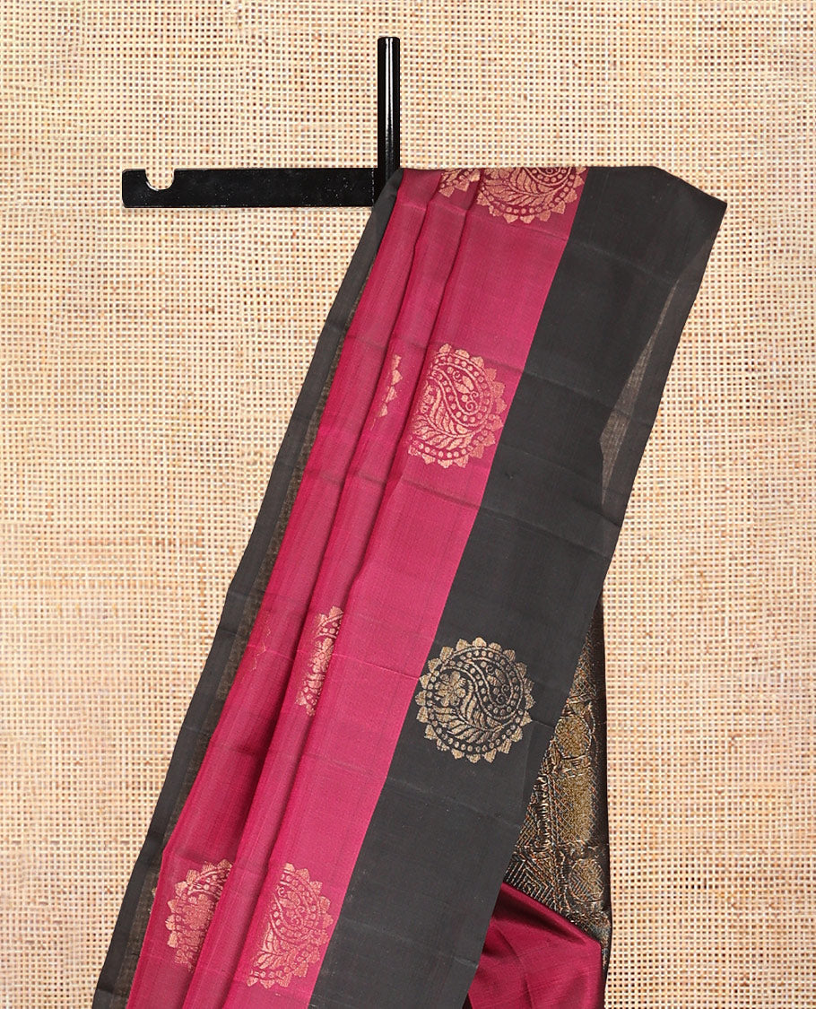 Pink Mayuri Lite Silk Mix Saree