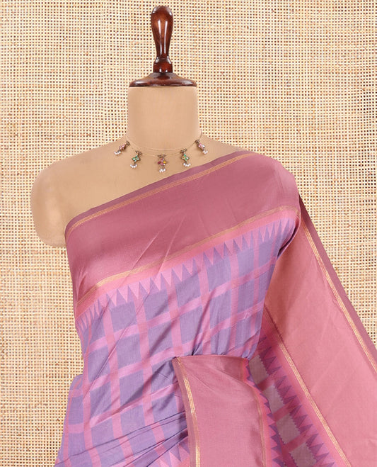 Lavender Elite Soft Silk Saree