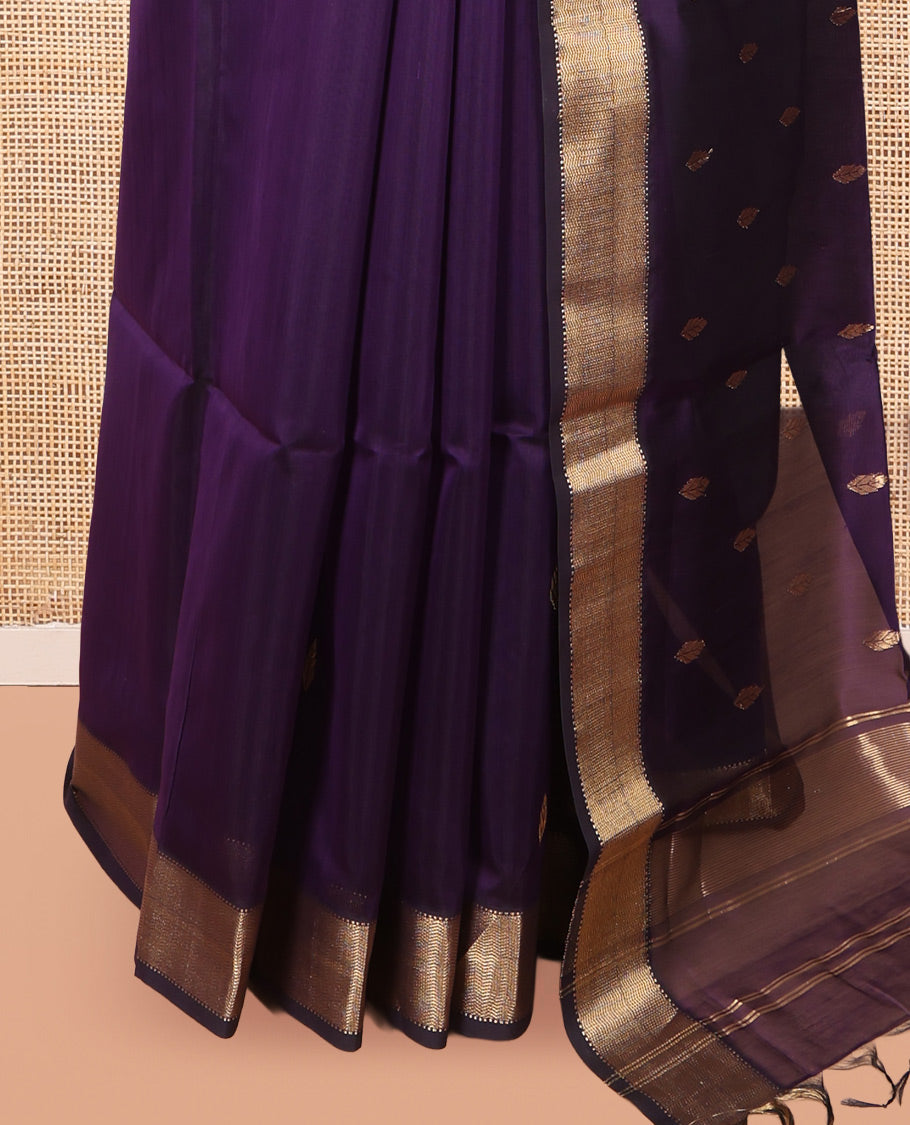 Violet Maheshwari Cotton Saree