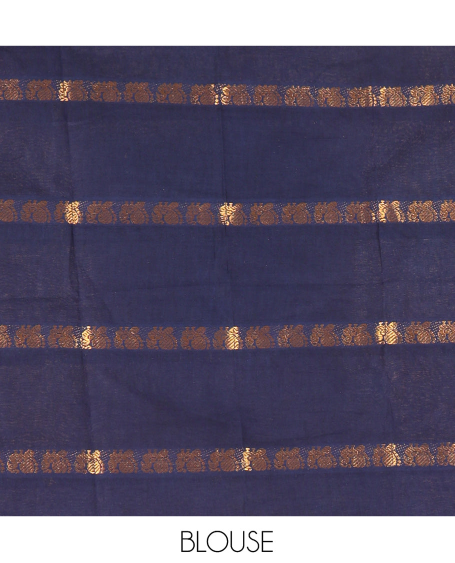 Violet Sungudi Cotton Saree