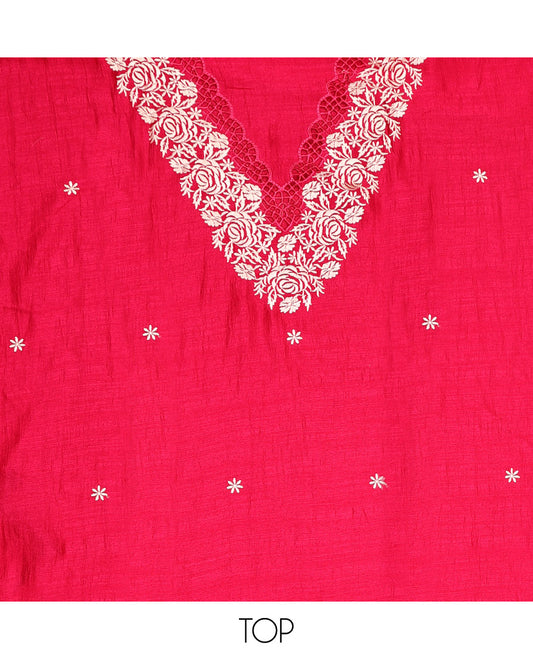 Pink Material Chudidar Set