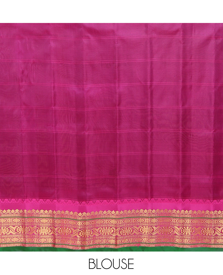 Violet Gadwal Silk Mix Saree