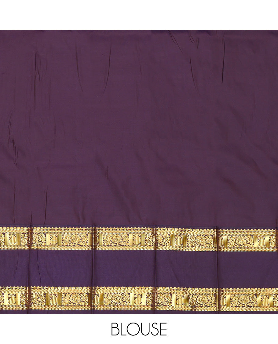 Pink Temple Buttas Budget Silk Saree