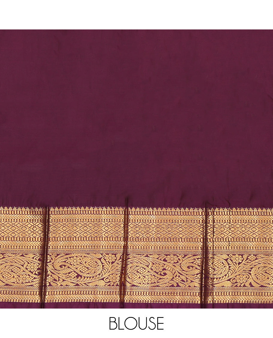 Orange Budget Silk Saree
