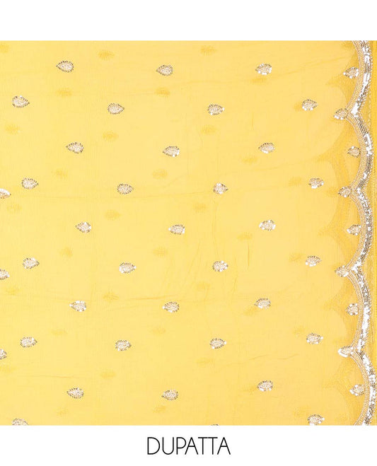 Multi-color material chudidhar set, plain bottom & sequins embroidered dupatta