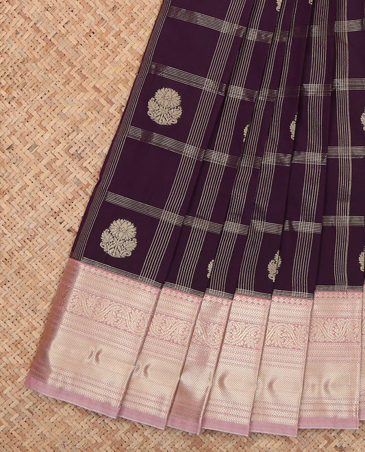 Brown Budget Silk Saree