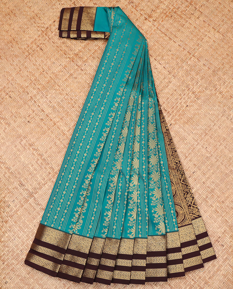 Blue Budget Silk Saree