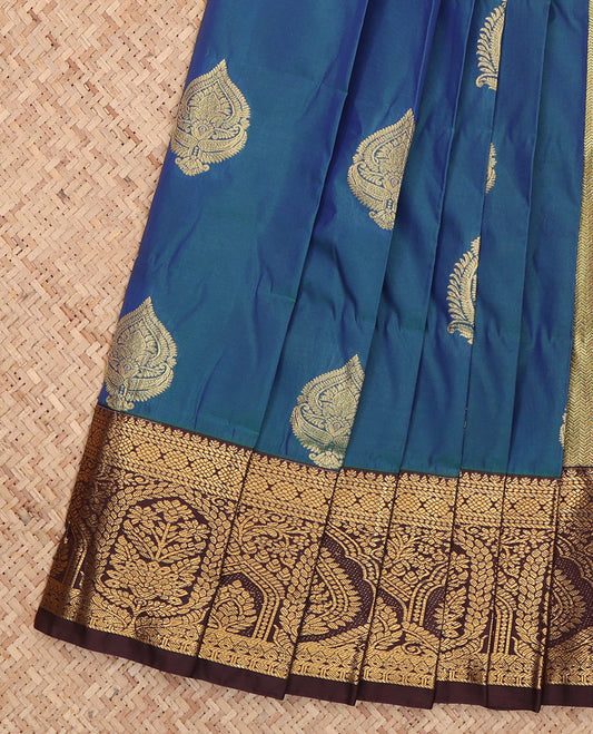 Blue Budget Silk Saree