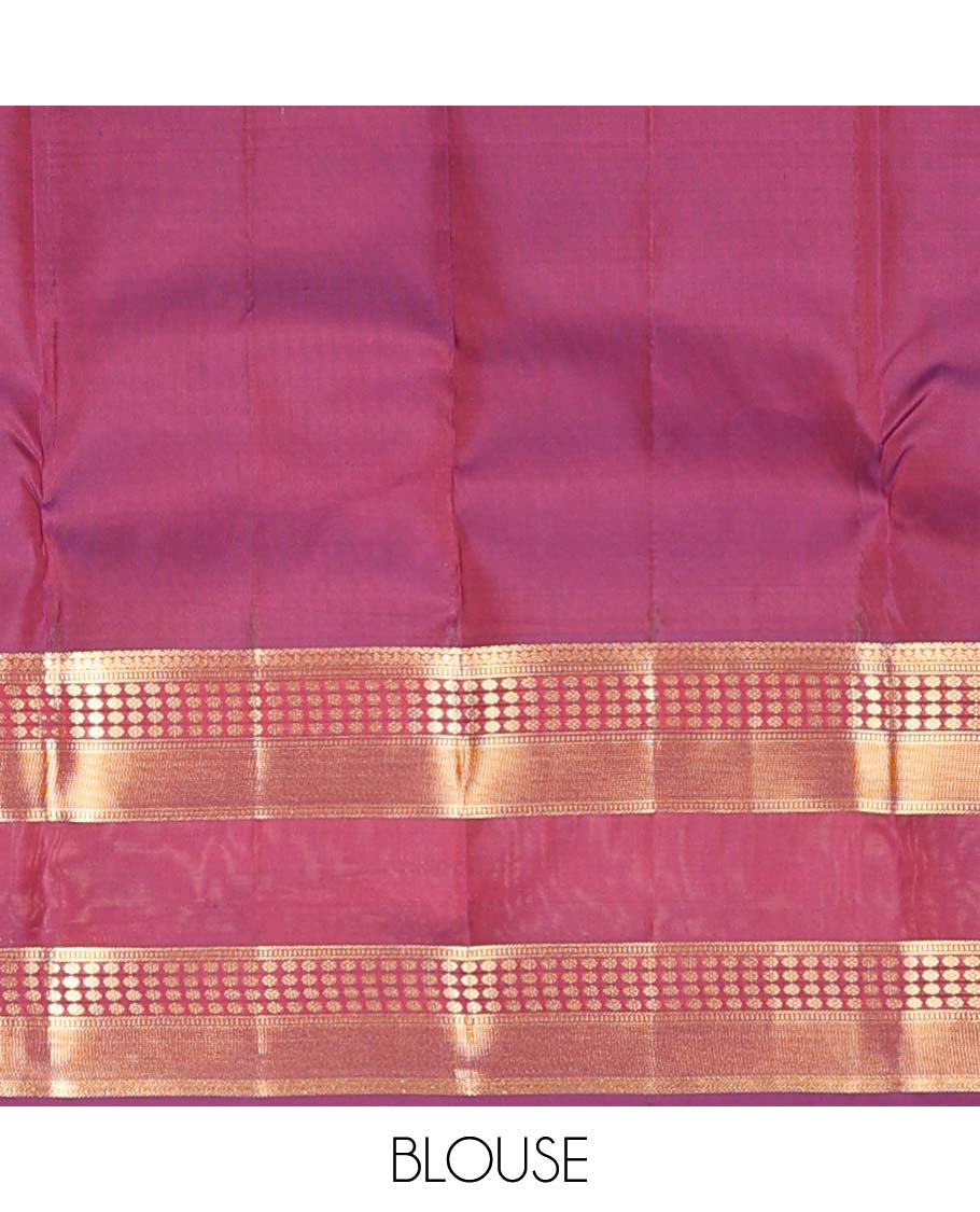 Wine zari buttas Vasundhara silk mix saree, traditional zari rettai pettu border & jaal pallu