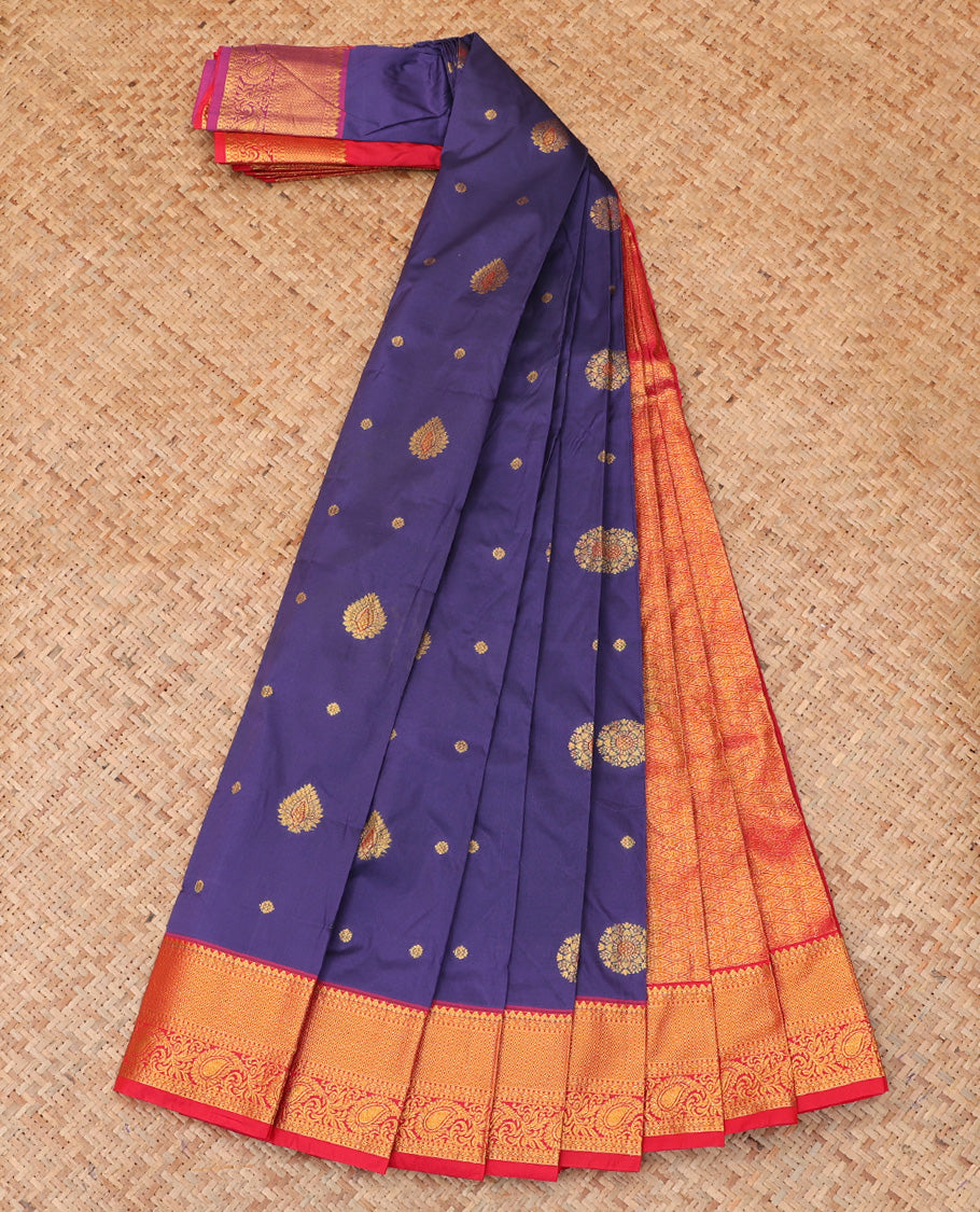 Blue Budget Silk Saree