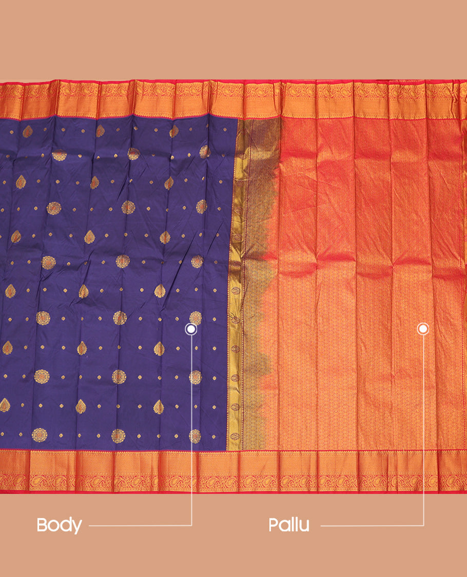 Blue Budget Silk Saree
