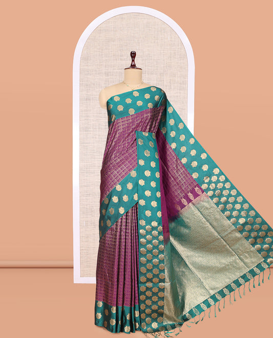 Purple Budget Silk Saree