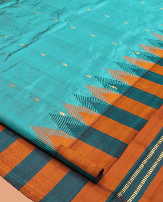 Blue Kanchipuram Silk Saree