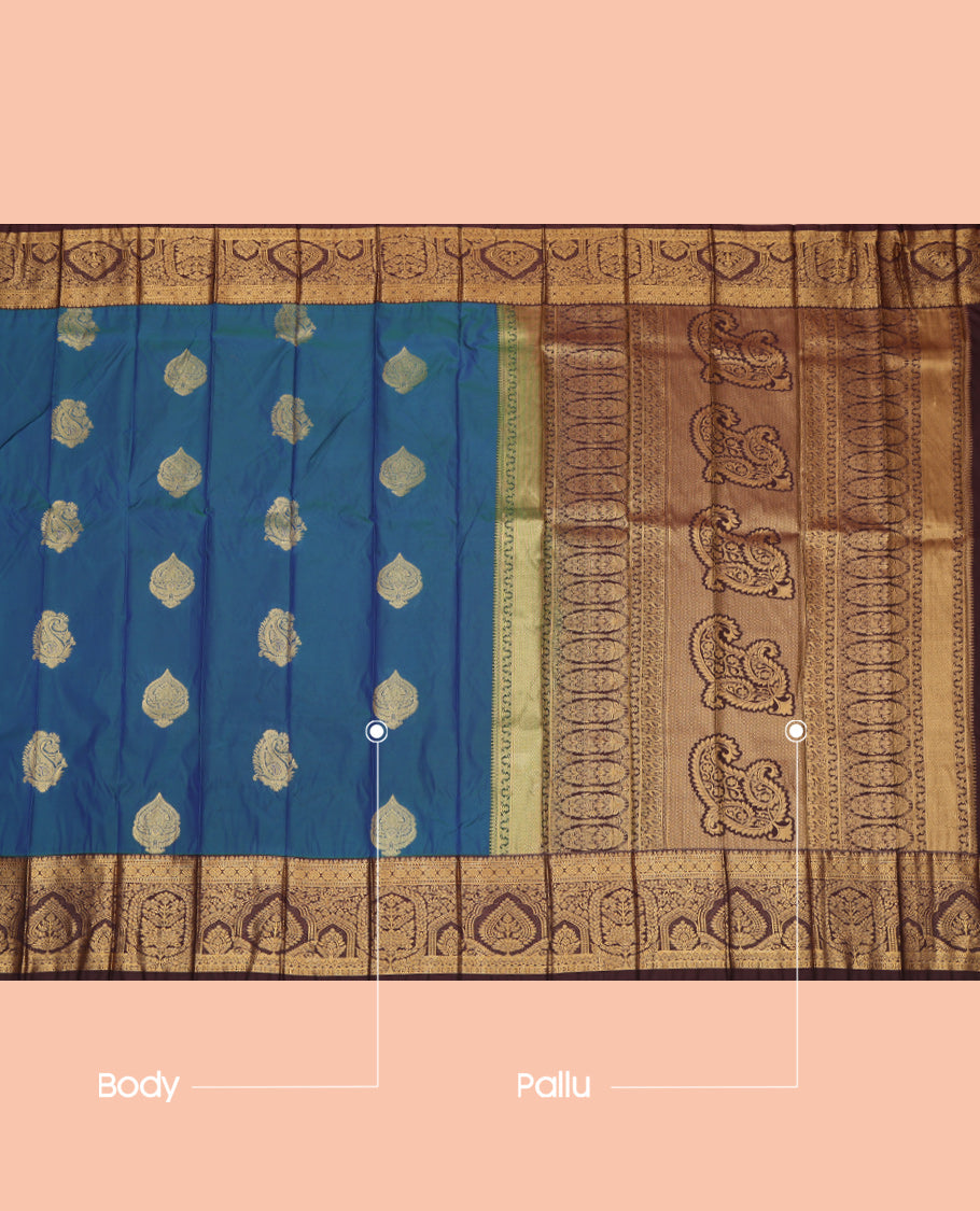 Blue Budget Silk Saree