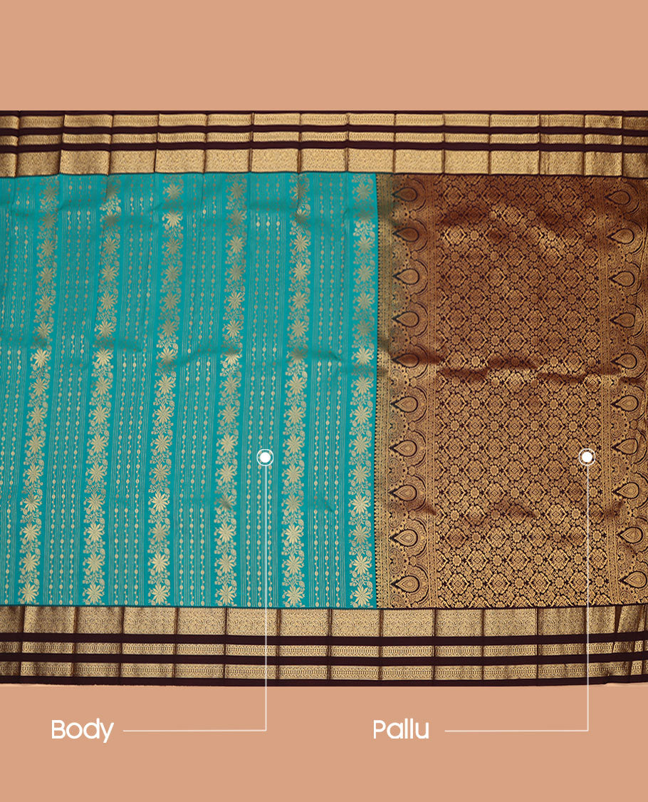 Blue Budget Silk Saree