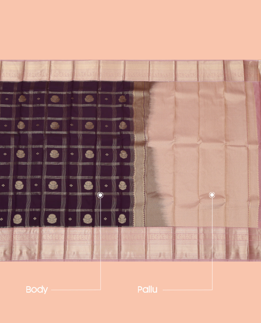 Brown Budget Silk Saree