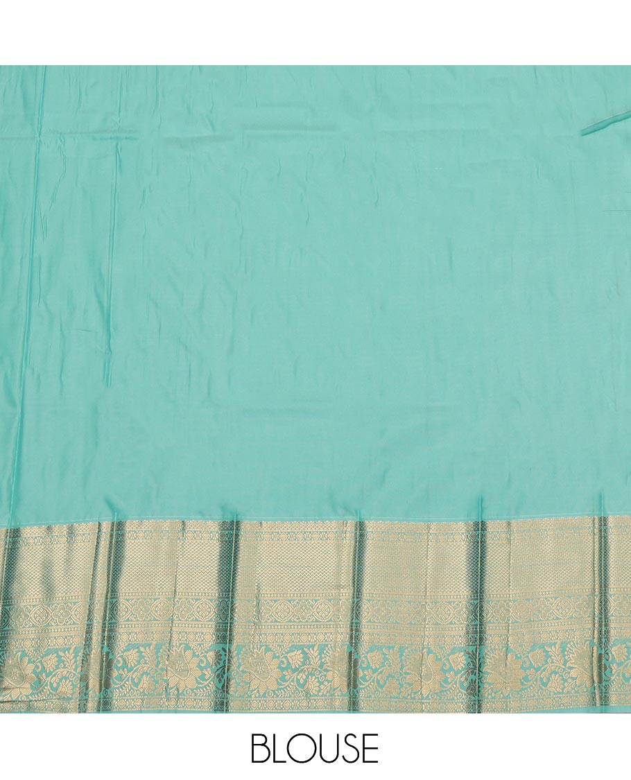 Pink Budget Silk Saree, Embellished with Zari Buttas and Checks, Complemented by Contrast Traditional Zari Border, Intricate Pallu, and Contrast Blouse