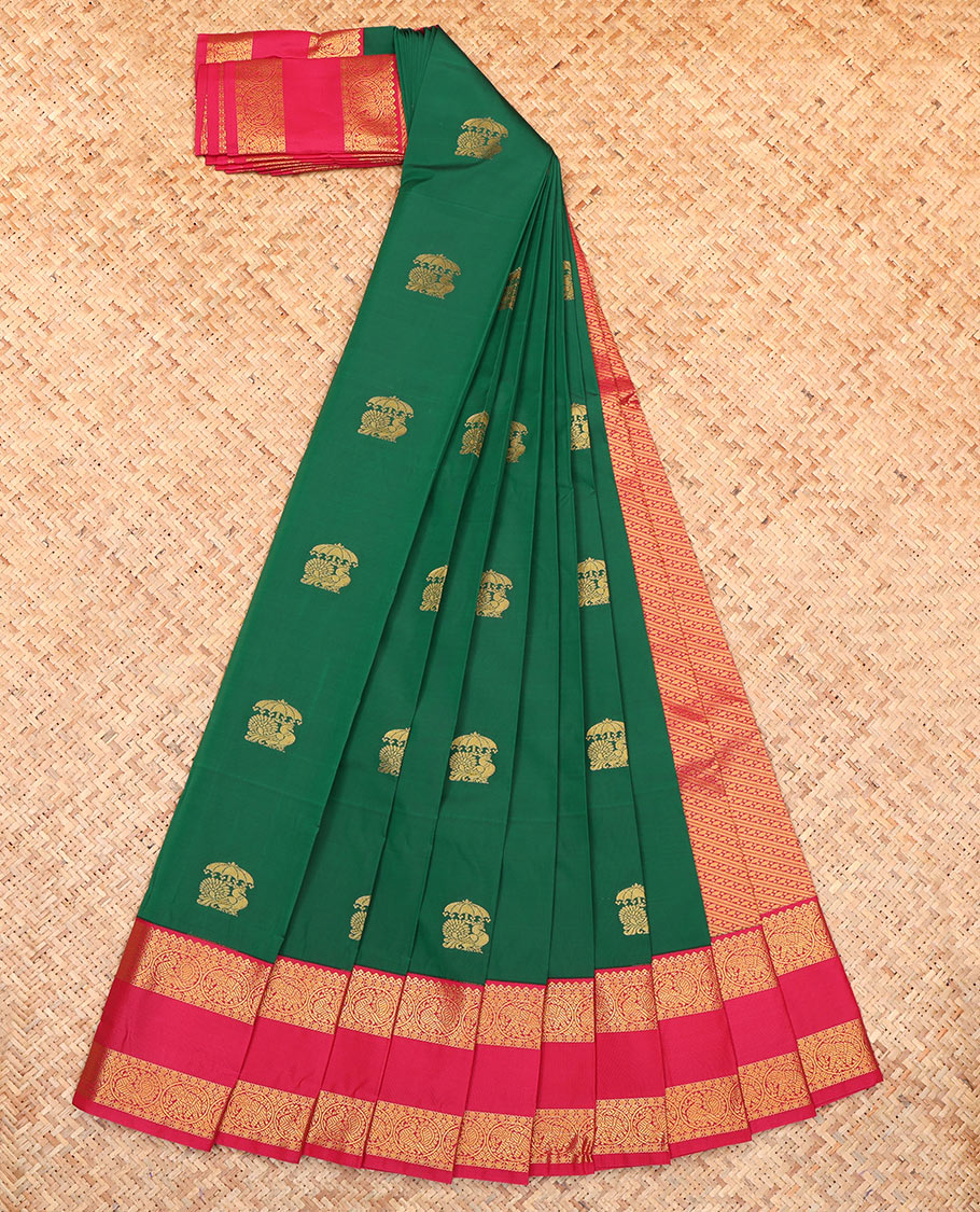 Green Budget Silk Saree