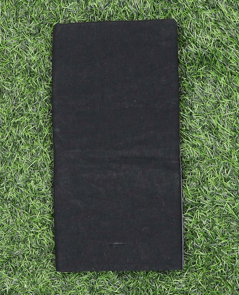 Black solid cozy cotton lungi