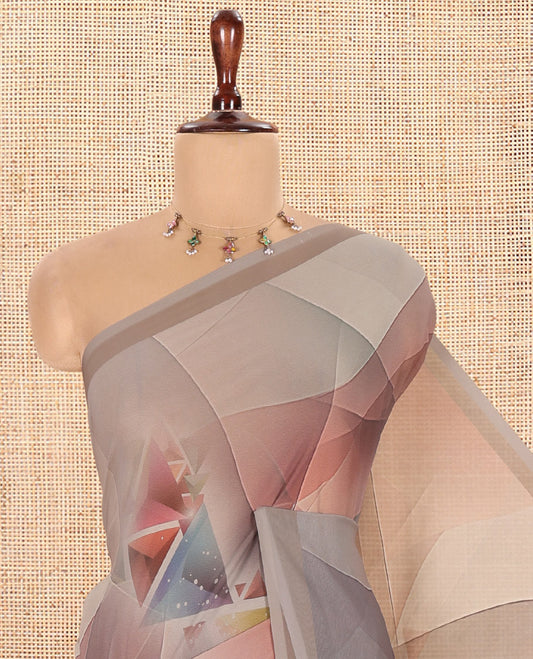 Elaichi Green Crepe Saree