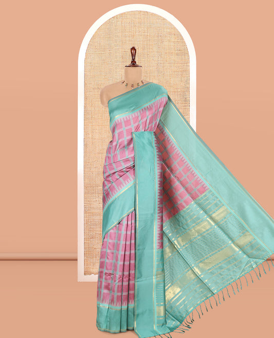 Onion Pink Elite Soft Silk Saree
