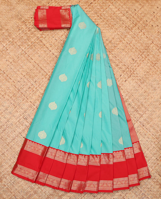 Blue Budget Silk Saree