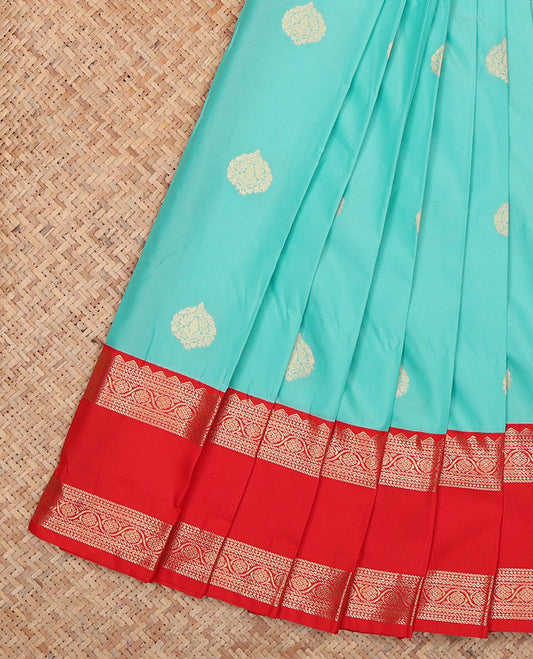 Blue Budget Silk Saree