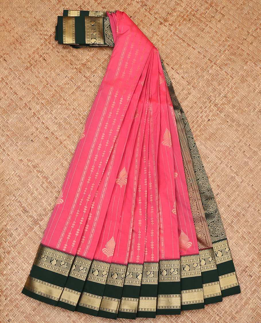 Pink Budget Silk Saree