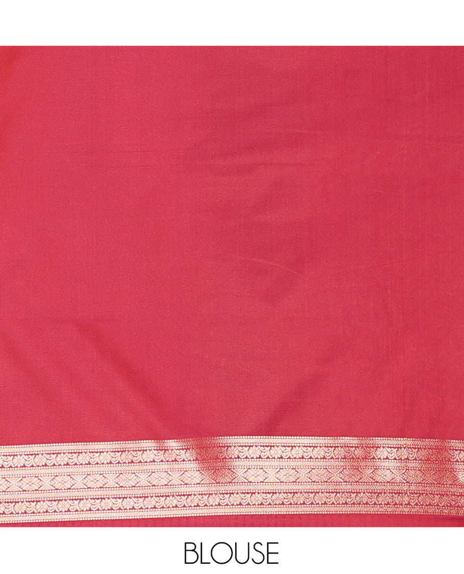 Magenta Elite Soft Silk Saree, Enriched with Jacquard, Buttas, Traditional Border, Grand Pallu and Matching Blouse