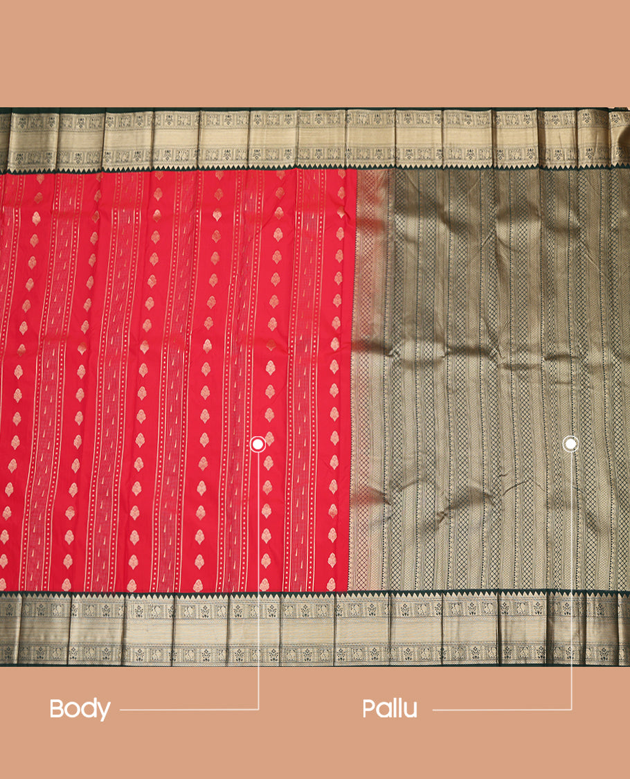 Red Budget Silk Saree