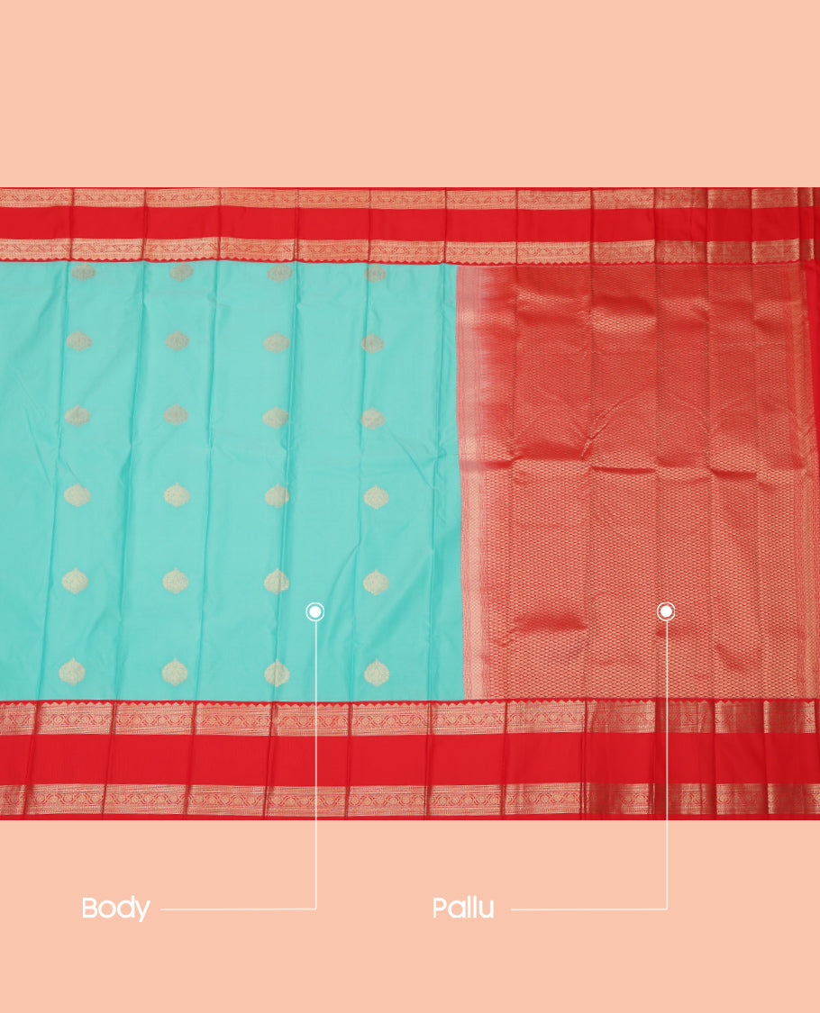 Blue Budget Silk Saree