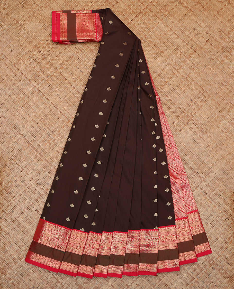 Brown Budget Silk Saree