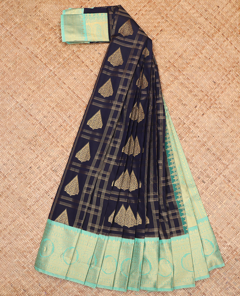 Blue Budget Silk Saree